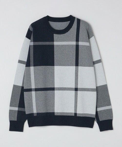 SHIPS / シップス ニット・セーター | 《一部追加予約》SHIPS Colors:〈洗濯機可能〉モチフワ 総柄 ニット◇ | 詳細1