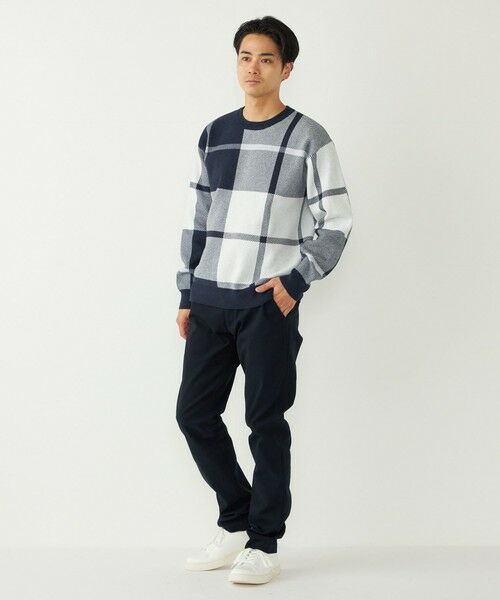 SHIPS / シップス ニット・セーター | 《一部追加予約》SHIPS Colors:〈洗濯機可能〉モチフワ 総柄 ニット◇ | 詳細7