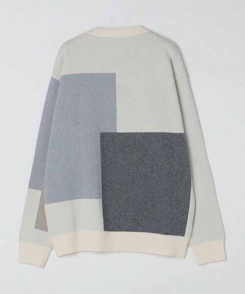 SHIPS / シップス ニット・セーター | 《一部追加予約》SHIPS Colors:〈洗濯機可能〉モチフワ 総柄 ニット◇ | 詳細9