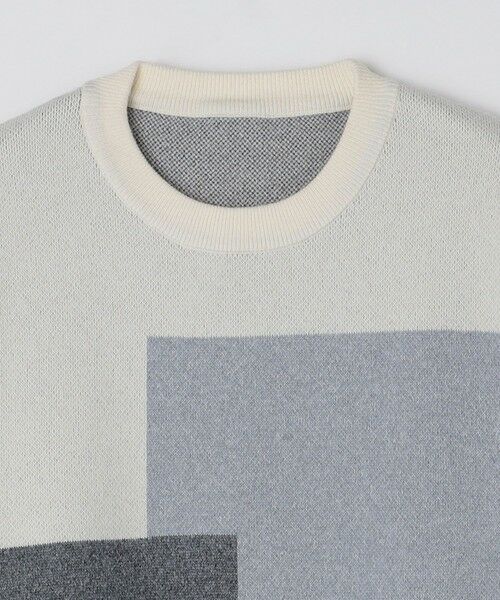 SHIPS / シップス ニット・セーター | 《一部追加予約》SHIPS Colors:〈洗濯機可能〉モチフワ 総柄 ニット◇ | 詳細10