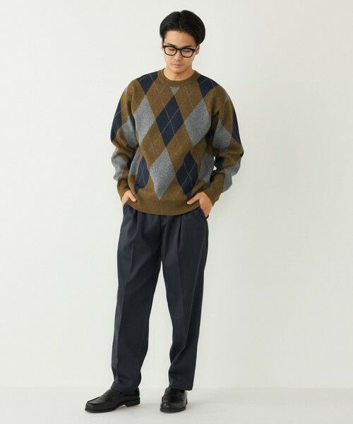 SHIPS / シップス ニット・セーター | 《一部追加予約》SHIPS Colors:〈洗濯機可能〉モチフワ 総柄 ニット◇ | 詳細20