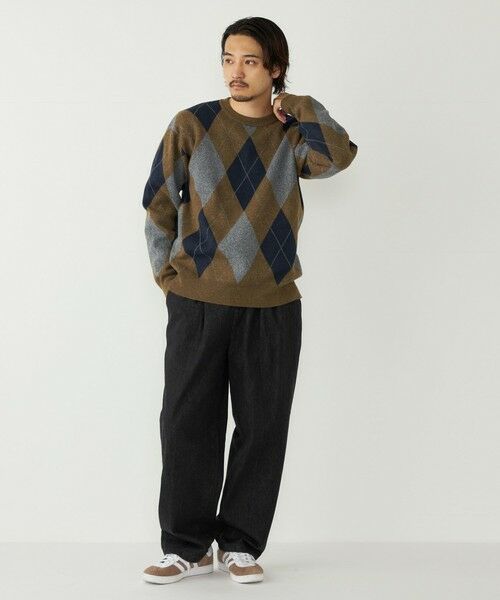 SHIPS / シップス ニット・セーター | 《一部追加予約》SHIPS Colors:〈洗濯機可能〉モチフワ 総柄 ニット◇ | 詳細24