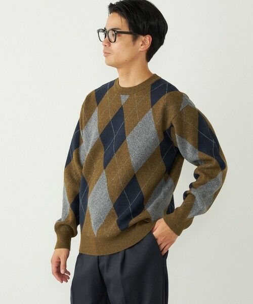 SHIPS / シップス ニット・セーター | 《一部追加予約》SHIPS Colors:〈洗濯機可能〉モチフワ 総柄 ニット◇ | 詳細26