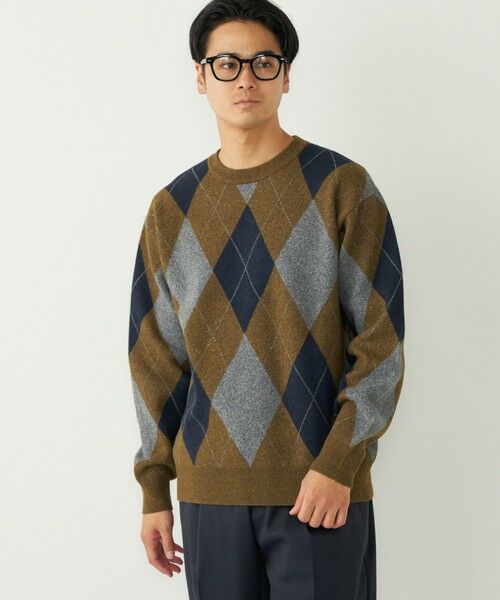 SHIPS / シップス ニット・セーター | 《一部追加予約》SHIPS Colors:〈洗濯機可能〉モチフワ 総柄 ニット◇ | 詳細27