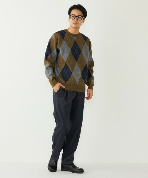 SHIPS / シップス ニット・セーター | 《一部追加予約》SHIPS Colors:〈洗濯機可能〉モチフワ 総柄 ニット◇ | 詳細28