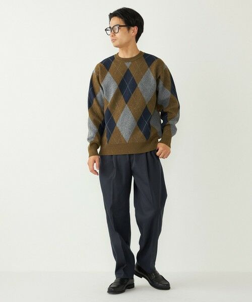 SHIPS / シップス ニット・セーター | 《一部追加予約》SHIPS Colors:〈洗濯機可能〉モチフワ 総柄 ニット◇ | 詳細29