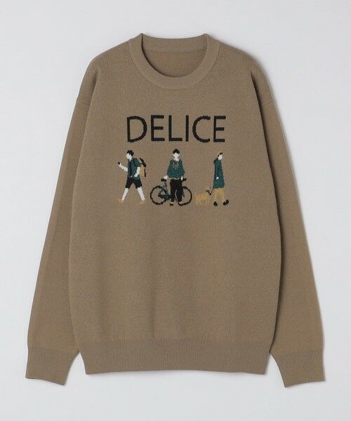 SHIPS / シップス ニット・セーター | 《一部追加予約》SHIPS Colors:〈洗濯機可能〉モチフワ 総柄 ニット◇ | 詳細30