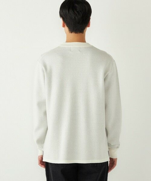 SHIPS / シップス ニット・セーター | SHIPS Colors:〈洗濯機可能〉クリーミー ロゴ クルーネック ニット | 詳細9