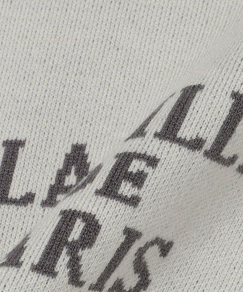 SHIPS / シップス ニット・セーター | SHIPS Colors:〈洗濯機可能〉クリーミー ロゴ クルーネック ニット | 詳細6