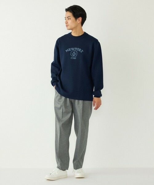 SHIPS / シップス ニット・セーター | SHIPS Colors:〈洗濯機可能〉クリーミー ロゴ クルーネック ニット | 詳細29