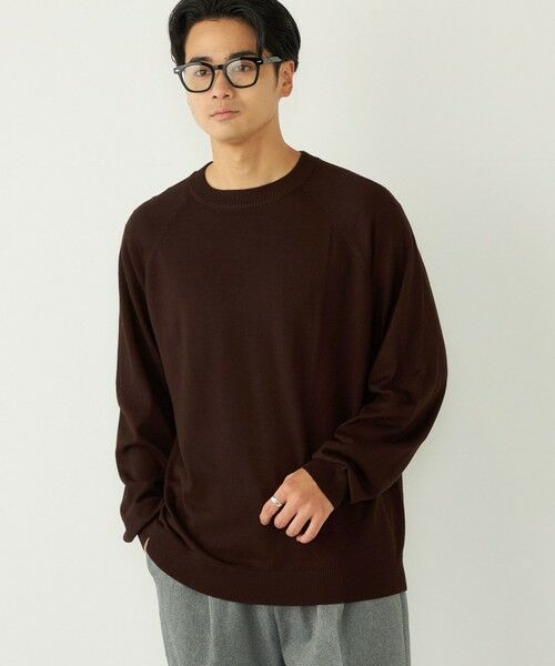 SHIPS / シップス ニット・セーター | SHIPS Colors:〈吸湿発熱・洗濯機可能〉CELLN(R) × ウール 14ゲージ ニット | 詳細25