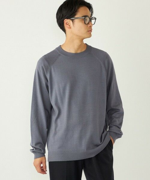 SHIPS / シップス ニット・セーター | SHIPS Colors:〈吸湿発熱・洗濯機可能〉CELLN(R) × ウール 14ゲージ ニット | 詳細30