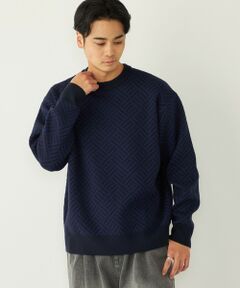 SHIPS / シップス ニット・セーター | SHIPS Colors:〈手洗い可能〉Wフェイス ジャカード ニット