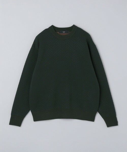 SHIPS / シップス ニット・セーター | SHIPS Colors:〈手洗い可能〉Wフェイス ジャカード ニット | 詳細2