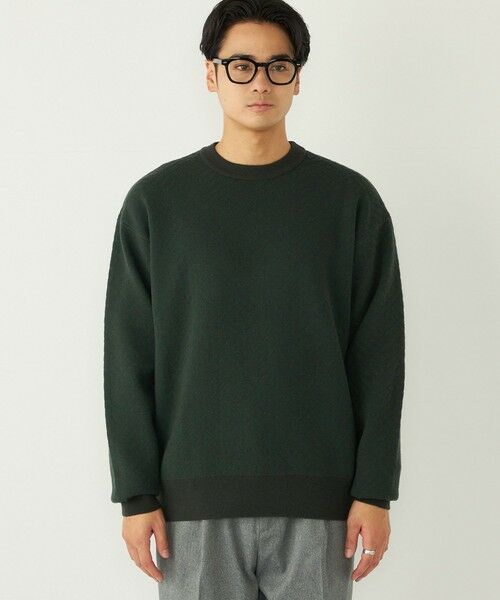 SHIPS / シップス ニット・セーター | SHIPS Colors:〈手洗い可能〉Wフェイス ジャカード ニット | 詳細4