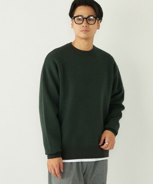 SHIPS / シップス ニット・セーター | SHIPS Colors:〈手洗い可能〉Wフェイス ジャカード ニット | 詳細9