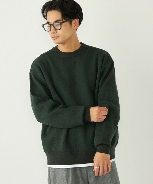 SHIPS / シップス ニット・セーター | SHIPS Colors:〈手洗い可能〉Wフェイス ジャカード ニット | 詳細10