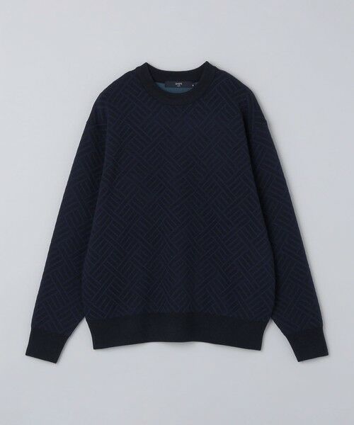 SHIPS / シップス ニット・セーター | SHIPS Colors:〈手洗い可能〉Wフェイス ジャカード ニット | 詳細13