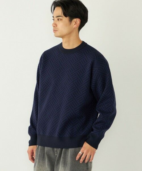 SHIPS / シップス ニット・セーター | SHIPS Colors:〈手洗い可能〉Wフェイス ジャカード ニット | 詳細22