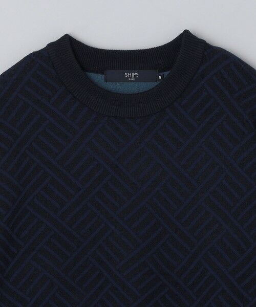 SHIPS / シップス ニット・セーター | SHIPS Colors:〈手洗い可能〉Wフェイス ジャカード ニット | 詳細15