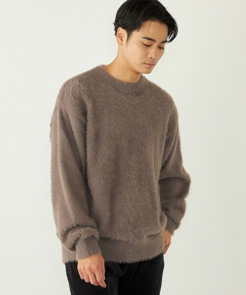 SHIPS / シップス ニット・セーター | SHIPS Colors:〈手洗い可能〉シャギー クルーネック ニット | 詳細15