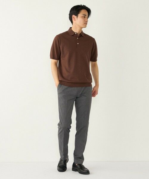 SHIPS / シップス ニット・セーター | SHIPS Colors:〈洗濯機可能〉14G 天竺 ニット ポロシャツ | 詳細3