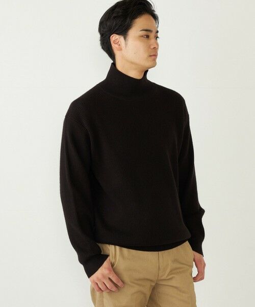 SHIPS / シップス ニット・セーター | SHIPS Colors:〈洗濯機可能〉畔編み ハイネック ニット | 詳細16