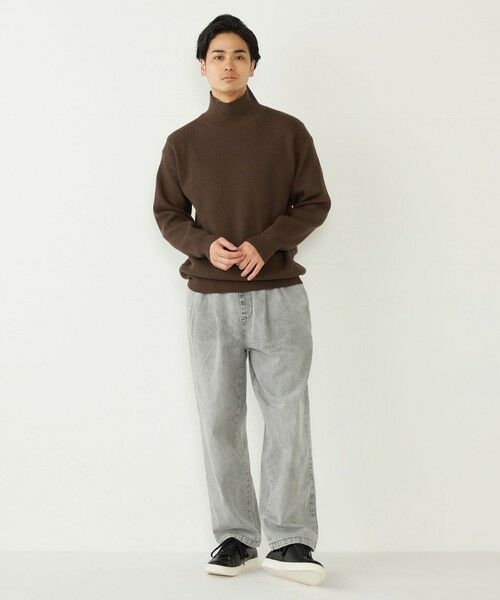 SHIPS / シップス ニット・セーター | SHIPS Colors:〈洗濯機可能〉畔編み ハイネック ニット | 詳細27