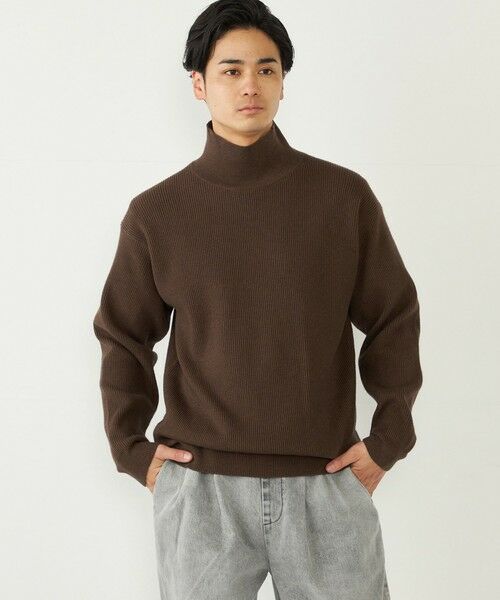 SHIPS / シップス ニット・セーター | SHIPS Colors:〈洗濯機可能〉畔編み ハイネック ニット | 詳細29