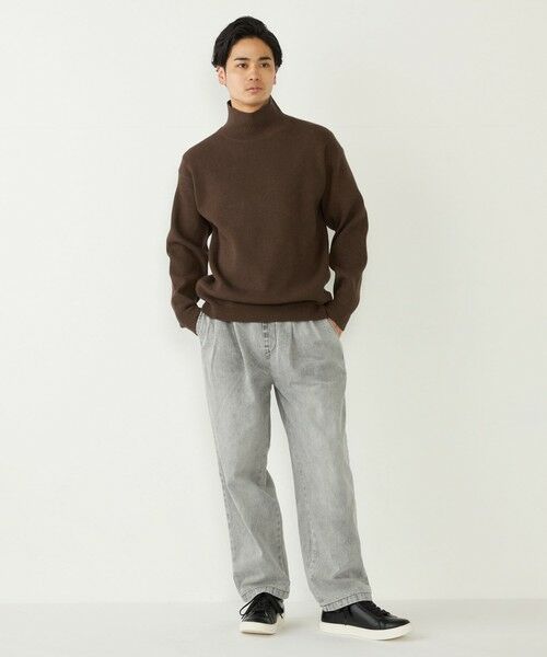 SHIPS / シップス ニット・セーター | SHIPS Colors:〈洗濯機可能〉畔編み ハイネック ニット | 詳細30