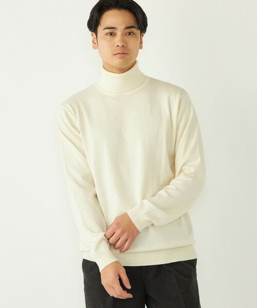 SHIPS / シップス ニット・セーター | SHIPS Colors:〈手洗い可能〉アンチピリング 12ゲージ タートルネック ニット | 詳細5