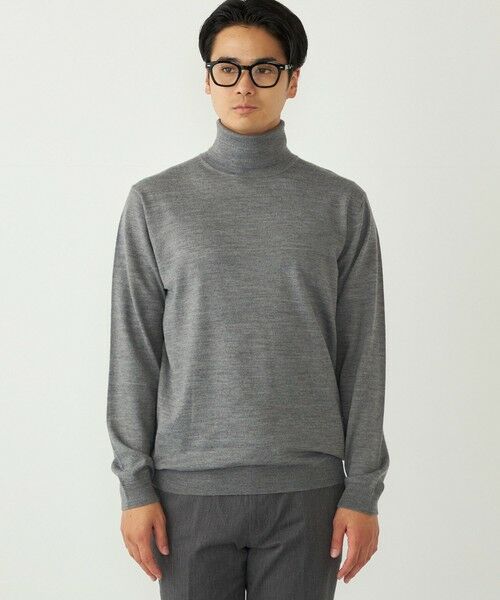 SHIPS / シップス ニット・セーター | SHIPS Colors:〈手洗い可能〉アンチピリング 12ゲージ タートルネック ニット | 詳細4