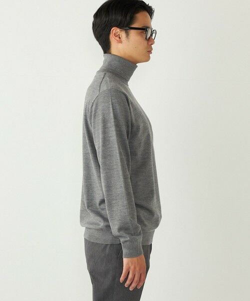 SHIPS / シップス ニット・セーター | SHIPS Colors:〈手洗い可能〉アンチピリング 12ゲージ タートルネック ニット | 詳細7