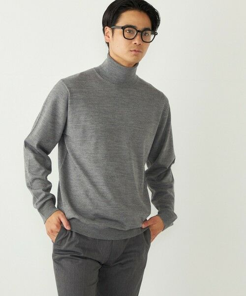 SHIPS / シップス ニット・セーター | SHIPS Colors:〈手洗い可能〉アンチピリング 12ゲージ タートルネック ニット | 詳細11