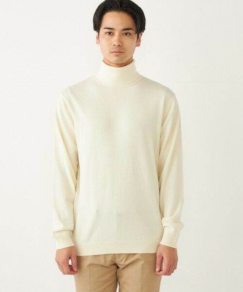 SHIPS / シップス ニット・セーター | SHIPS Colors:〈手洗い可能〉アンチピリング 12G タートルネック ニット | 詳細3