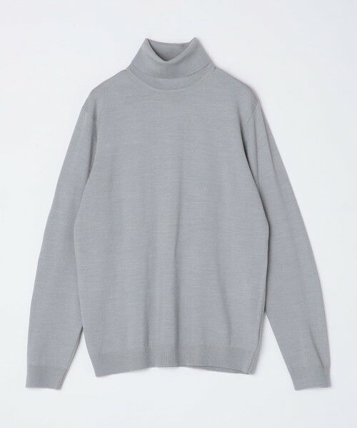 SHIPS / シップス ニット・セーター | SHIPS Colors:〈手洗い可能〉アンチピリング 12G タートルネック ニット(ライトグレー)