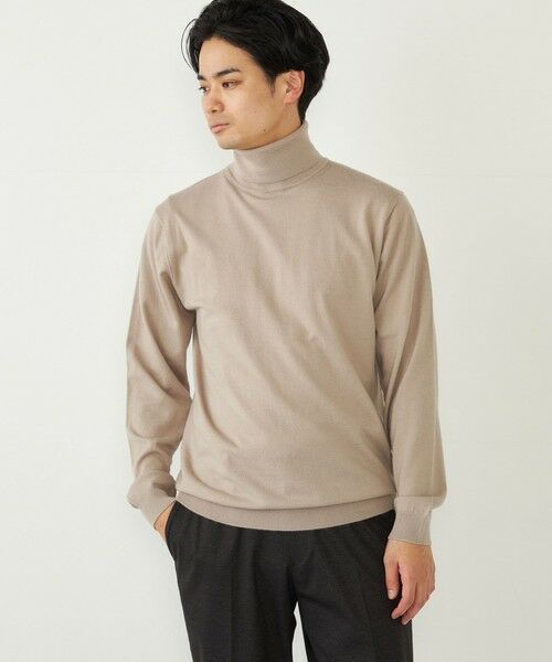 SHIPS / シップス ニット・セーター | SHIPS Colors:〈手洗い可能〉アンチピリング 12G タートルネック ニット | 詳細23