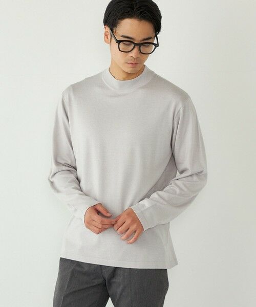 SHIPS / シップス ニット・セーター | SHIPS Colors:〈吸湿発熱〉Solist(R)Heat 14ゲージ モックネックニット◇ | 詳細6