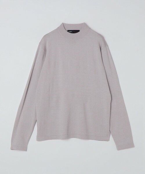 SHIPS / シップス ニット・セーター | 《一部追加予約》SHIPS Colors:〈吸湿発熱〉Solist(R)Heat モックネックニット(ライトグレー)