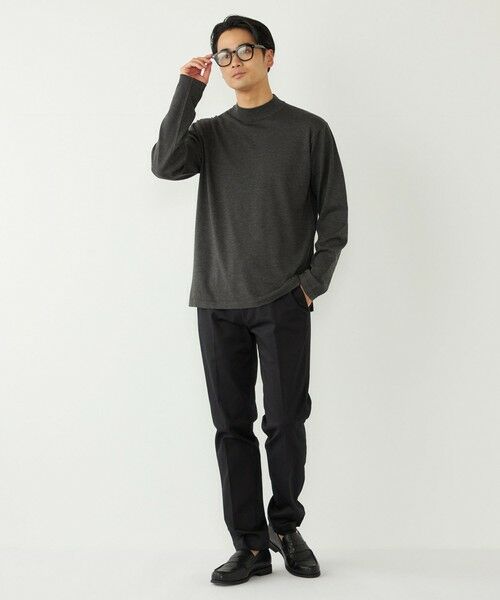 SHIPS / シップス ニット・セーター | 《一部追加・新色予約》【一部WEB限定】Solist(R)Heat 14ゲージ モックネックニット◆ | 詳細18