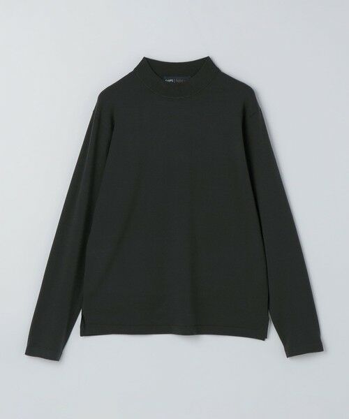 SHIPS / シップス ニット・セーター | 《一部追加予約》SHIPS Colors:〈吸湿発熱〉Solist(R)Heat モックネックニット(ダークグレー)