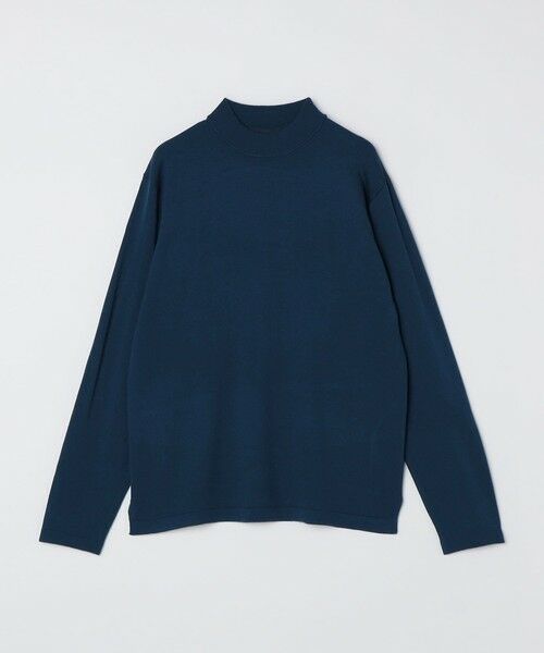 SHIPS / シップス ニット・セーター | 《一部追加予約》SHIPS Colors:〈吸湿発熱〉Solist(R)Heat モックネックニット(ロイヤルブルー)