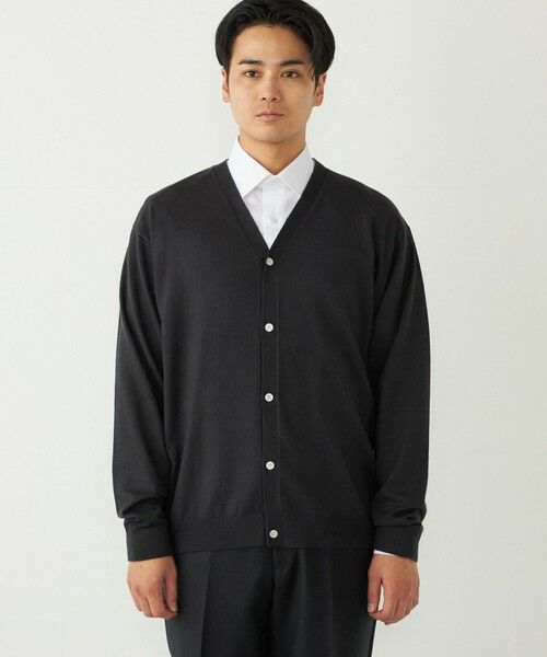 SHIPS / シップス カーディガン・ボレロ | SHIPS Colors:〈手洗い可能〉アンチピリング 12ゲージ カーディガン | 詳細3