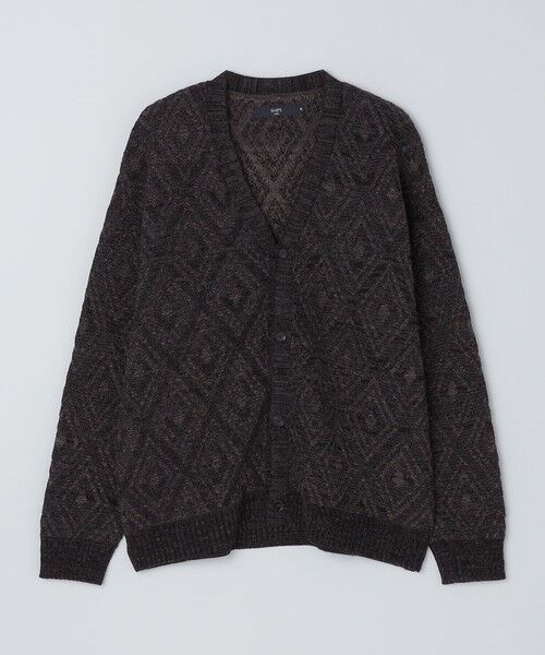 SHIPS / シップス カーディガン・ボレロ | SHIPS Colors:〈手洗い可能〉ジャカード モール カーディガン | 詳細1