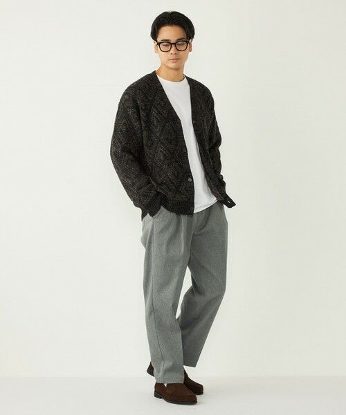 SHIPS / シップス カーディガン・ボレロ | SHIPS Colors:〈手洗い可能〉ジャカード モール カーディガン | 詳細7