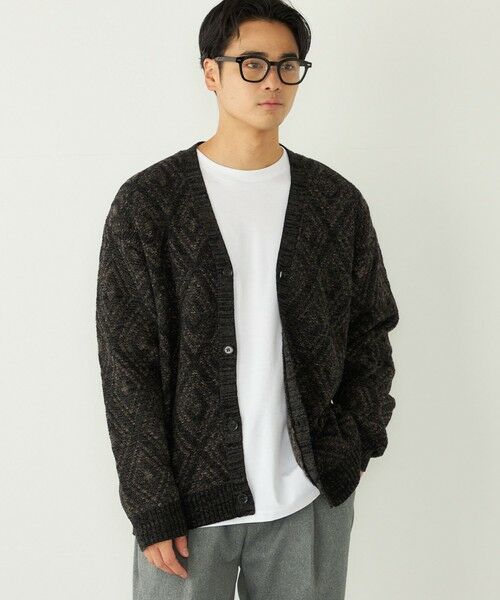 SHIPS / シップス カーディガン・ボレロ | SHIPS Colors:〈手洗い可能〉ジャカード モール カーディガン | 詳細8