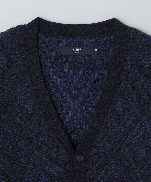 SHIPS / シップス カーディガン・ボレロ | SHIPS Colors:〈手洗い可能〉ジャカード モール カーディガン | 詳細15