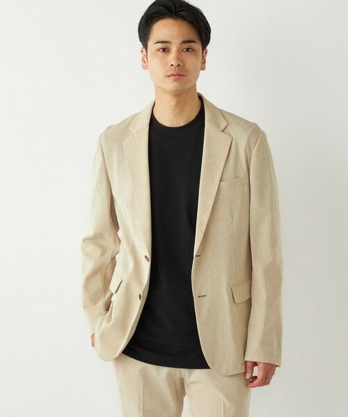 SHIPS / シップス テーラードジャケット | SHIPS Colors:〈洗濯機可能〉シャリル ジャージー 2B ジャケット ベージュ(ベージュ)