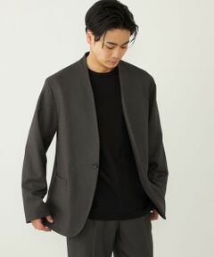 SHIPS / シップス ノーカラージャケット | 《一部追加予約》SHIPS Colors:〈手洗い可能〉ノーカラー ジャケット(セットアップ可能)◆