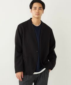 SHIPS / シップス ノーカラージャケット | 《一部追加予約》SHIPS Colors:〈手洗い可能〉ノーカラー ジャケット(セットアップ可能)◆